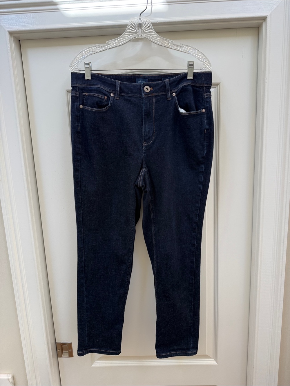 J. Jill High-Rise Skinny Jeans in Dark Navy